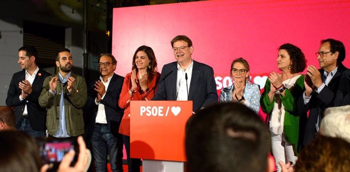 26M-M.- Puig Destaca Que El PSOE Se Consolida Y Celebra Que "La Atmósfera De Futuro Continúa Siendo El Progreso"