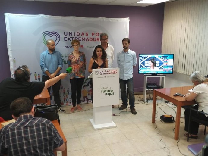 26M.-A.- De Miguel (Podemos) Seguirá Trabajando Por Quienes Consideran Que Hay Que Luchar Por Una Extremadura "Mejor"
