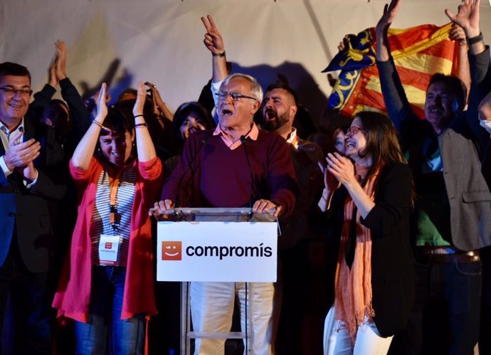 Elecciones 26M 2019. Seguimiento de resultados de Compromís en Valencia