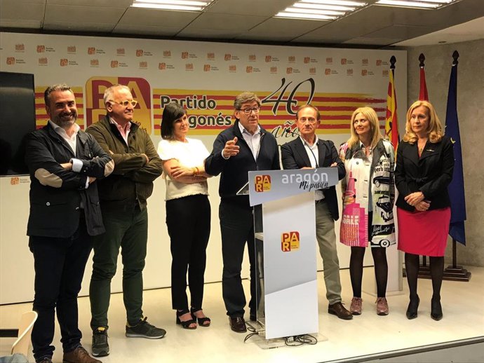 26M-A.- Aliaga Asegura Que El PAR Seguirá Defendiendo "Las Políticas De Moderación" Y Los "Interés De Aragón"