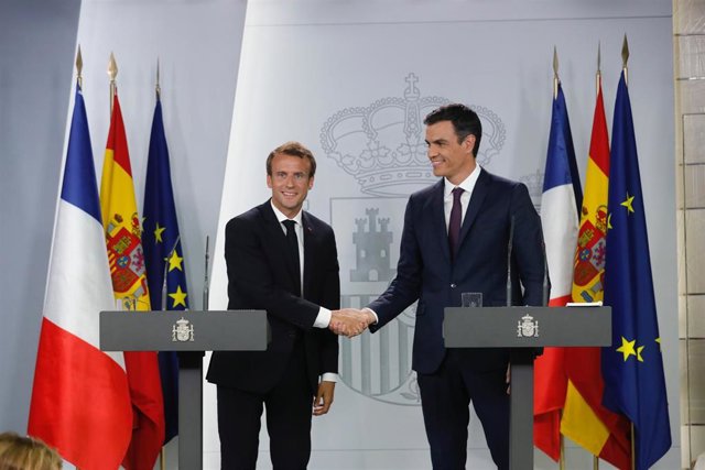 Macron se reúne con Sánchez en La Moncloa