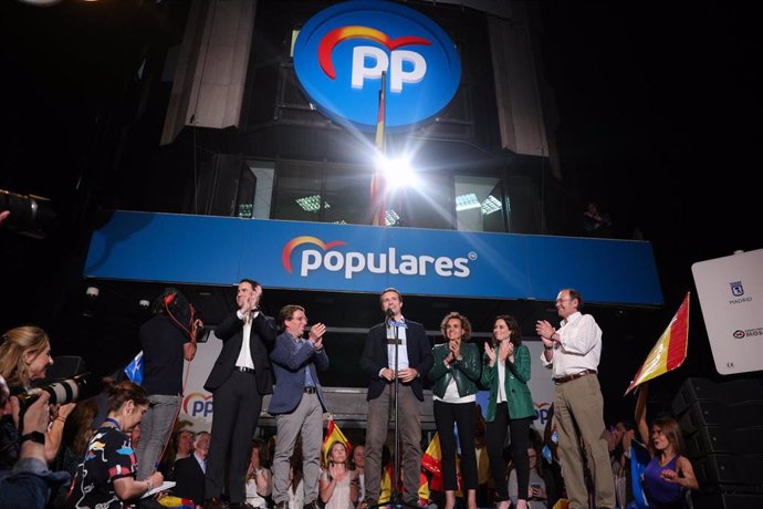 Elecciones 26M 2019. Seguimiento de resultados del PP en Madrid