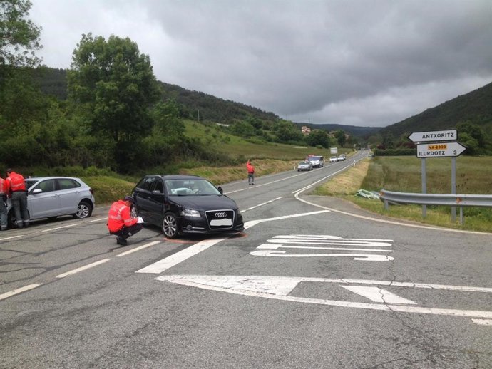Sucesos.- Atropellado un peregrino del Camino de Santiago en un accidente con tres vehículos implicados