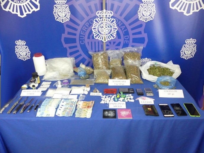 Sucesos.- Desarticulado un grupo organizado de venta de droga de diseño en zonas de ocio nocturno de Salamanca