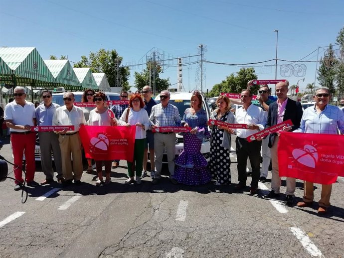 Córdoba.- El Reina Sofía y los taxistas recuerdan la importancia de mantener vivo el mensaje de la donación de órganos