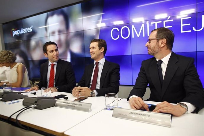 Reunión de la Ejecutiva del PP un día después de las elecciones del 26M