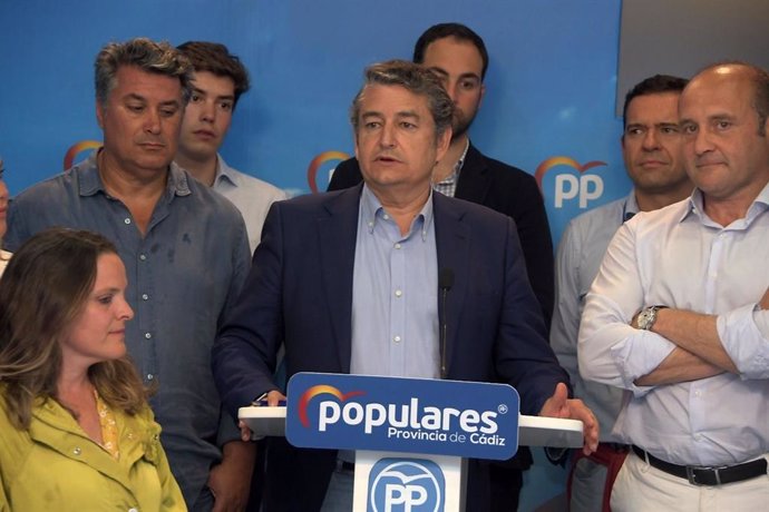 Cádiz.-26M-M.- Sanz felicita al PSOE por la victoria en la provincia y destaca que el PP vuelve a ser la segunda fuerza