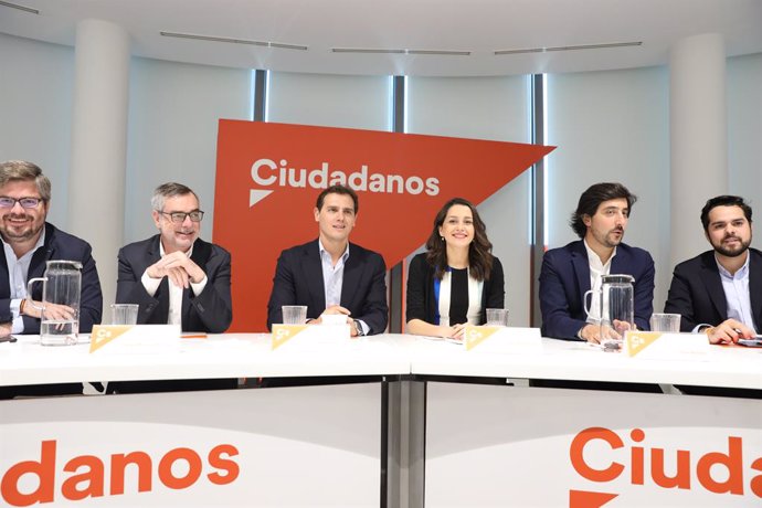 Reunió de l'Executiva de Ciudadanos un dia després de les eleccions del 26
