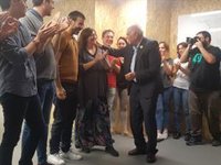 Maragall es reuneix amb el seu equip per analitzar la seva victòria i possibles pactes