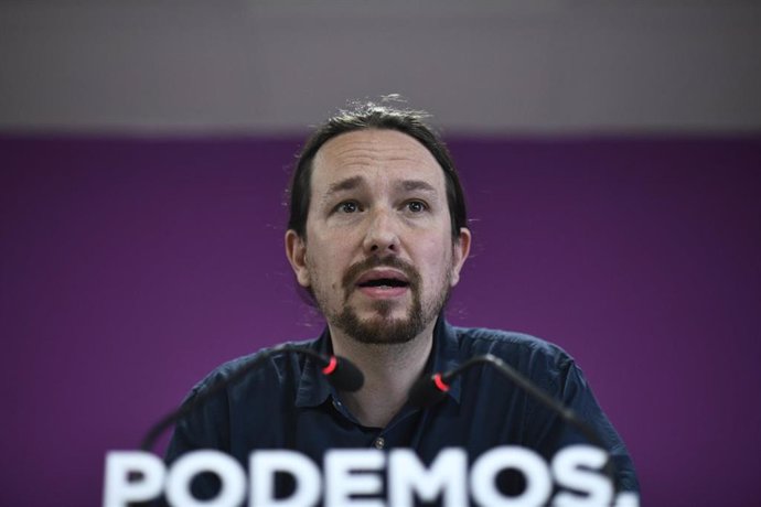 Rueda de prensa de Unidas Podemos tras los resultados electorales del 26M