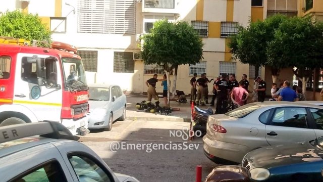 Sevilla.- Sucesos.- Detenido un hombre acusado de provocar un incendio en una vivienda del cual resultó una mujer herida