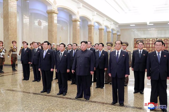 North Korean late founder Kim Il Sung birthday commemoration