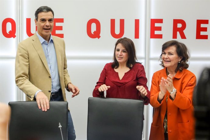 Reunió de la Comissió Executiva Federal del PSOE per fer balan de les eleccions del 28A