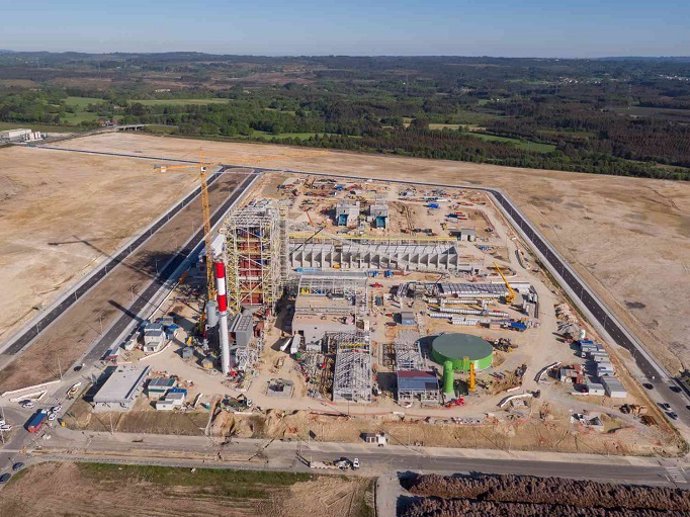 Economía/Empresas.- Greenalia completa el 80% de la construcción de la segunda planta de biomasa más grande de España