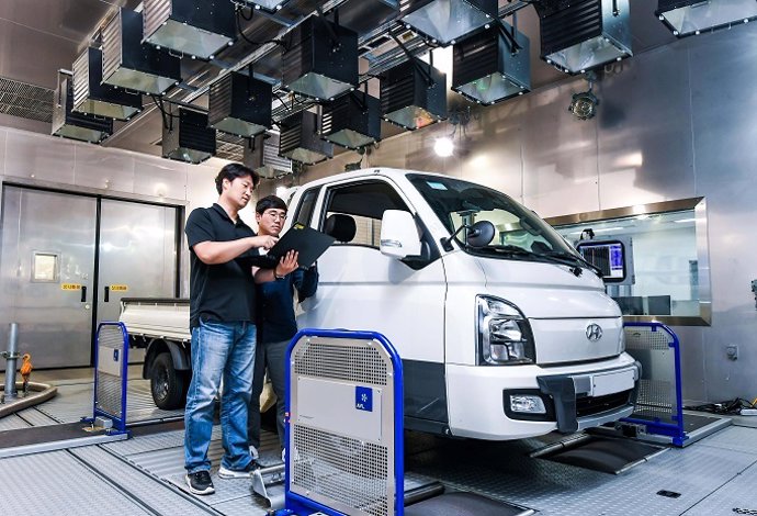 Economía/Motor.- Hyundai Motor desarrolla el primer control de rendimiento para vehículos comerciales
