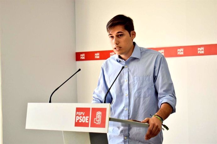 Borja Sanjuán en rueda de prensa