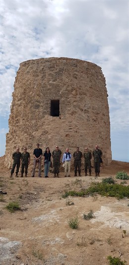 El Consorcio del Castillo Museo Militar de San Carlos recepciona las obras de restauración de la Torre de Illetes