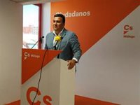 Cs aboga por apoyar a la lista más votada en Málaga capital pero lo deja en manos del comité nacional de pactos