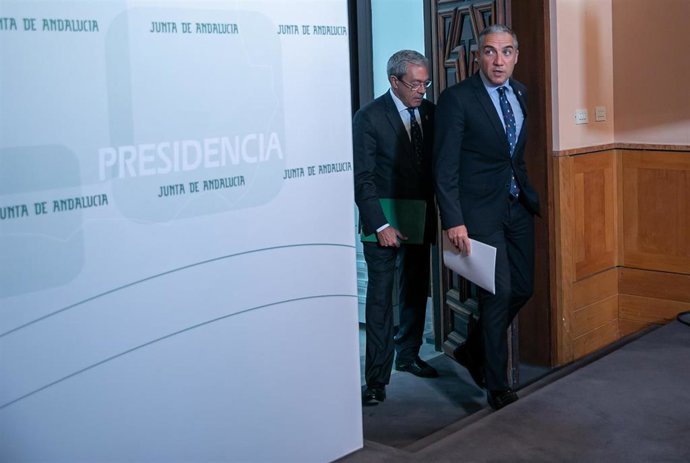 Rueda de prensa posterior a la reunión semanal del Consejo de Gobierno de la Junta de Andalucía