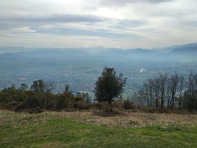 Vistas de la ciudad de Oviedo desde el Monte Naranco