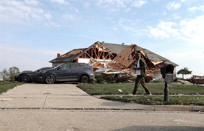 EEUU.- Al menos un muerto y decenas de heridos por el paso de varios tornados en Ohio (EEUU)