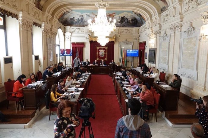 Málaga.- El Pleno censura la actitud del equipo de gobierno del PP ante "los conflictos" de la ciudad y la "inacción" 