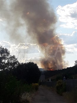Córdoba.- Sucesos.- AMPL.- Controlado un incendio forestal en un paraje de Villaharta