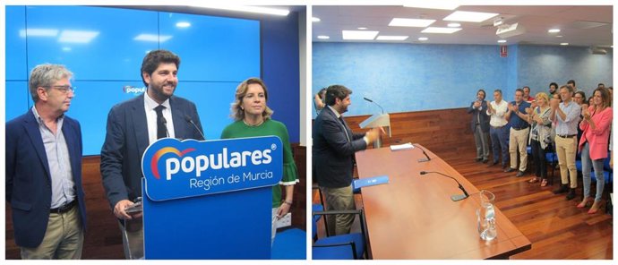 26M.- López Miras Propone Un Gobierno "Liberal Y Reformista" Con El Apoyo De Los 22 Diputados PP Y Cs