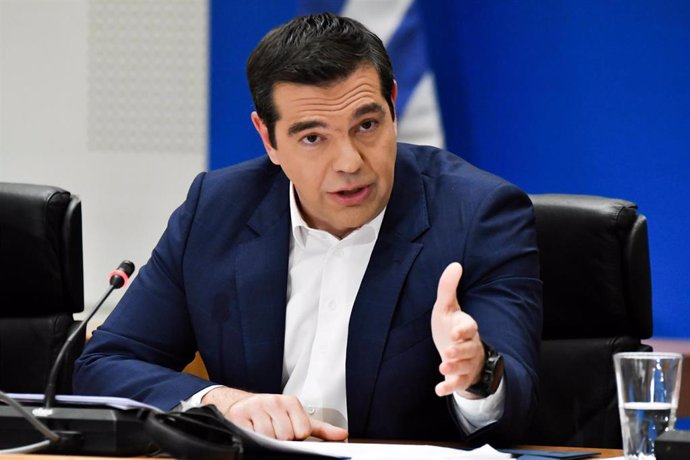 Greek Prime Minister press conference in Athens