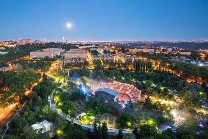 Uno de los conciertos de Noches del Botánico durante 2018