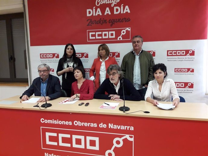 CCOO dice que el resultado electoral "favorece un Gobierno progresista y de izquierdas en Navarra"