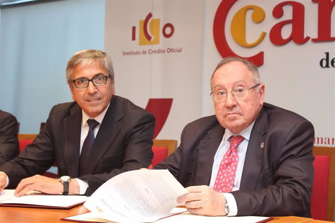 Economía/Empresas.- El ICO y la Cámara de Comercio firman un acuerdo para potenciar la competitividad de las pymes
