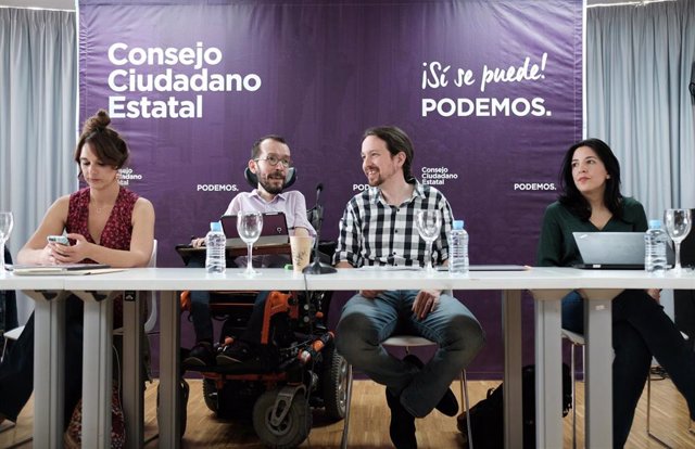Reunión del Consejo Ciudadano Estatal de Podemos para hacer un análisis global de la situación política tras las elecciones generales