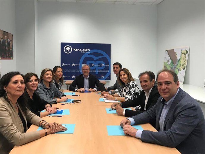 26M.- Zaragoza.- Azcón (PP): "Los Zaragozanos No Perdonarían Desaprovechar La Mayoría De Centro Derecha Tras 20 Años"