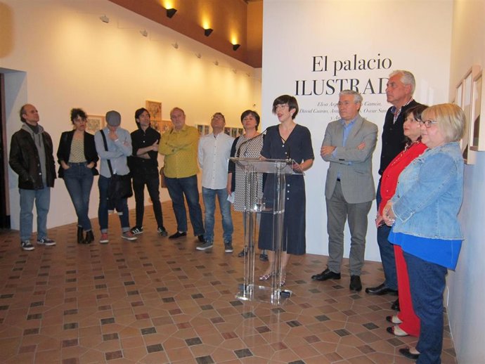 Zaragoza.- Seis ilustradores ofrecen en una exposición su particular visión del Palacio de la Aljafería