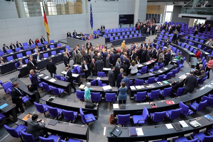 Bundestag session in Berlin
