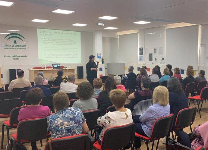 Nota Prensa Ags Serranía De Málaga Charla Informativa En El Centro De Educación 