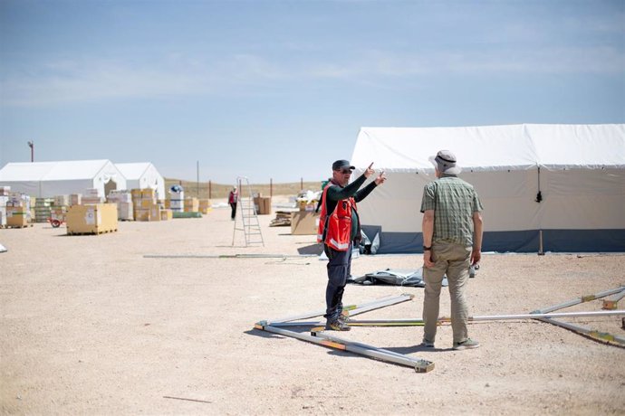 Siria.- Cruz Roja abre un hospital de campaña en el campo de desplazados sirios de Al Hol