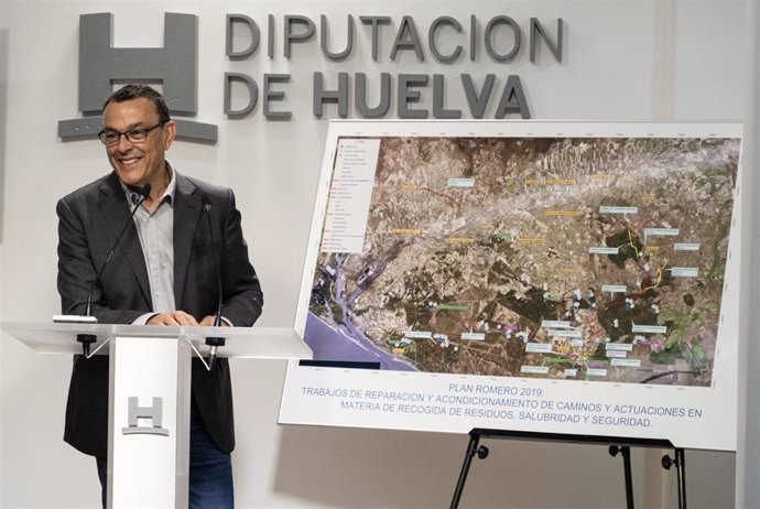 Huelva.- La Diputación aporta 257.200 euros al Plan Romero en materia de arreglos de caminos, salubridad y seguridad