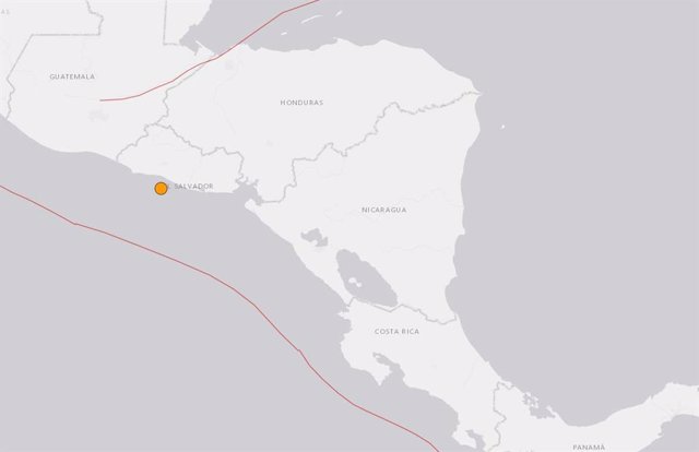 Terremoto de magnitud 6,8 en la escala de Richter  en El Salvador