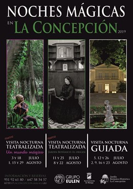 Málaga.- El Jardín Botánico de Málaga ofrecerá los viernes de julio y agosto visitas guiadas nocturnas
