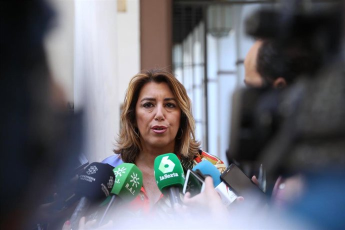 Susana Díaz niega propuestas para Senado o ministerios: "El único ofrecimiento ha sido colaboración y lealtad mutua"