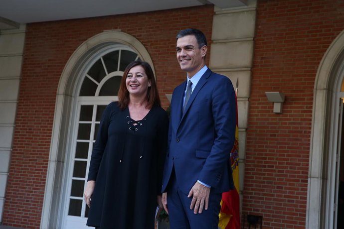 Francina Armengol y Pedro Sánchez