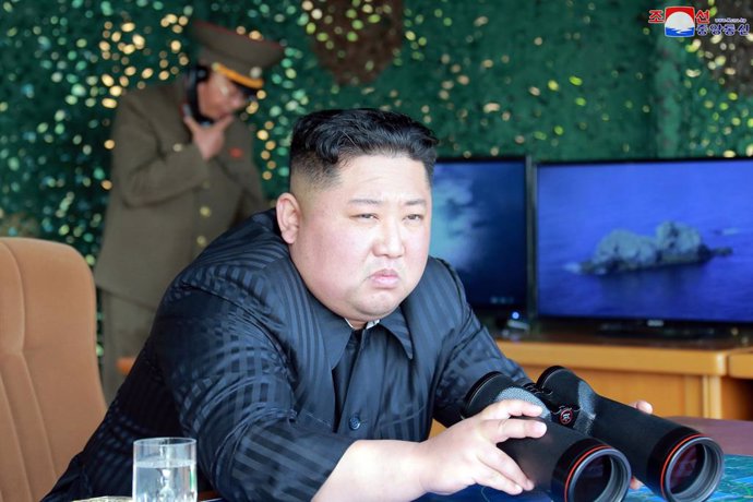 North Korea\'s Kim supervised firing of projectiles