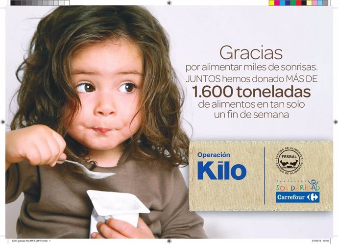 Carrefour y su Fundación donan 95.764 kg de alimentos para familias en emergencia social en la Comunitat Valenciana