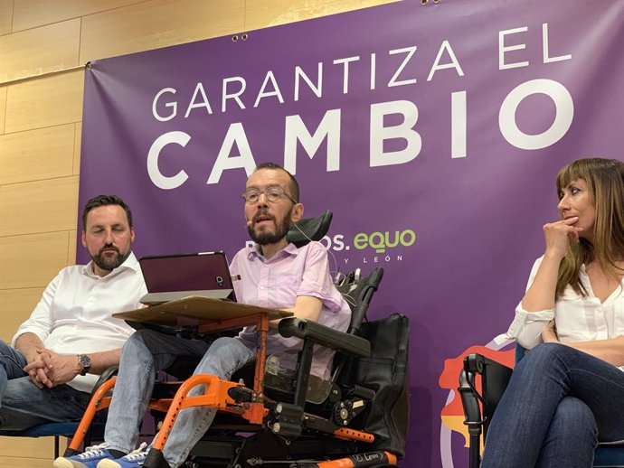26M.- Echenique: "Hi ha una manera molt efectiva de dir-li a Sánchez amb 'Rivera no' i és votar massivament a Podem"