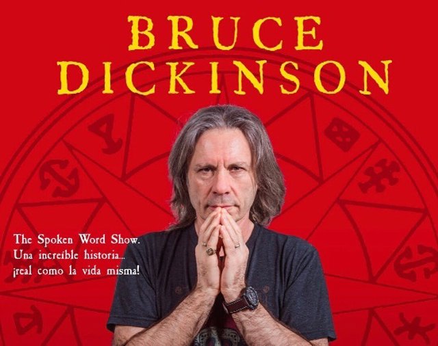 Bruce Dickinson comentará sus memorias con sus fans en el Cartuja Center de Sevilla