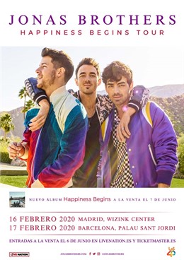 Jonas Brothers anuncien concerts a Madrid i Barcelona al febrer de 2020
