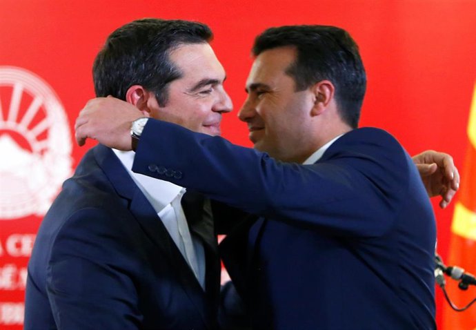 Grecia/Macedonia.- Grecia y Macedonia de Macedonia elevan el grado de sus relaciones diplomáticas tras el acuerdo