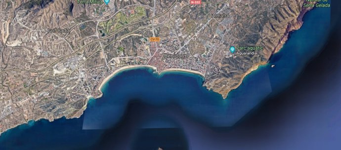 Muere una mujer atropellada por un autobús en Benidorm (Alicante)